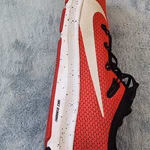 Nike Red and White Running Shoes